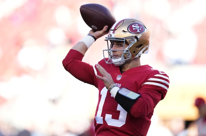 San Francisco 49ers quarterback Brock Purdy