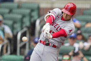 Shohei Ohtani LA Angels faces the Mariners