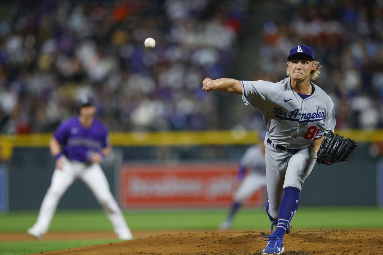 Los Angeles Dodgers v Colorado Rockies