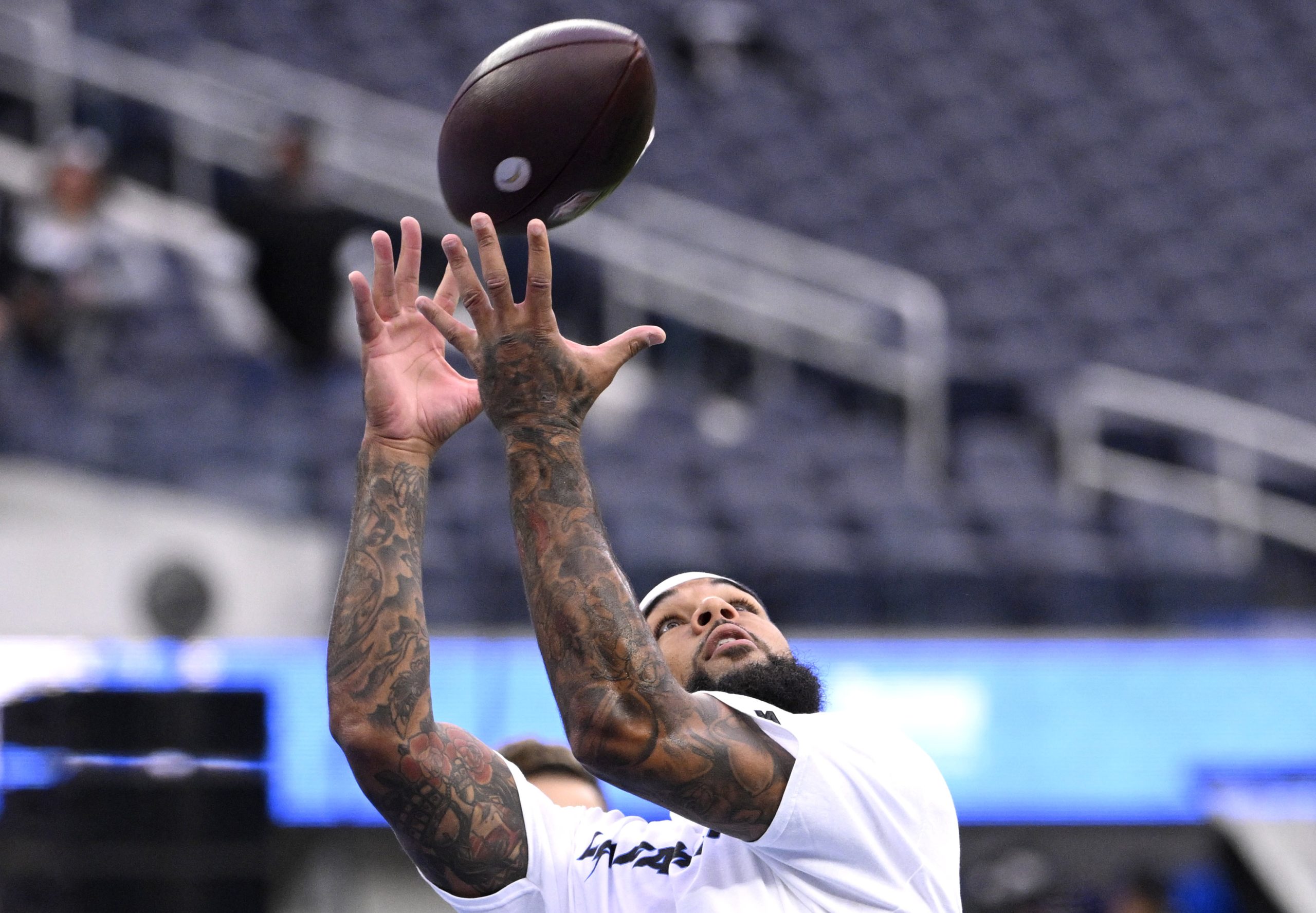 Wide receiver Keenan Allen #13 of the Los Angeles Chargers...