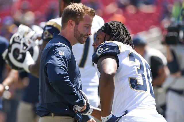 Todd Gurley, Sean McVay, Rams