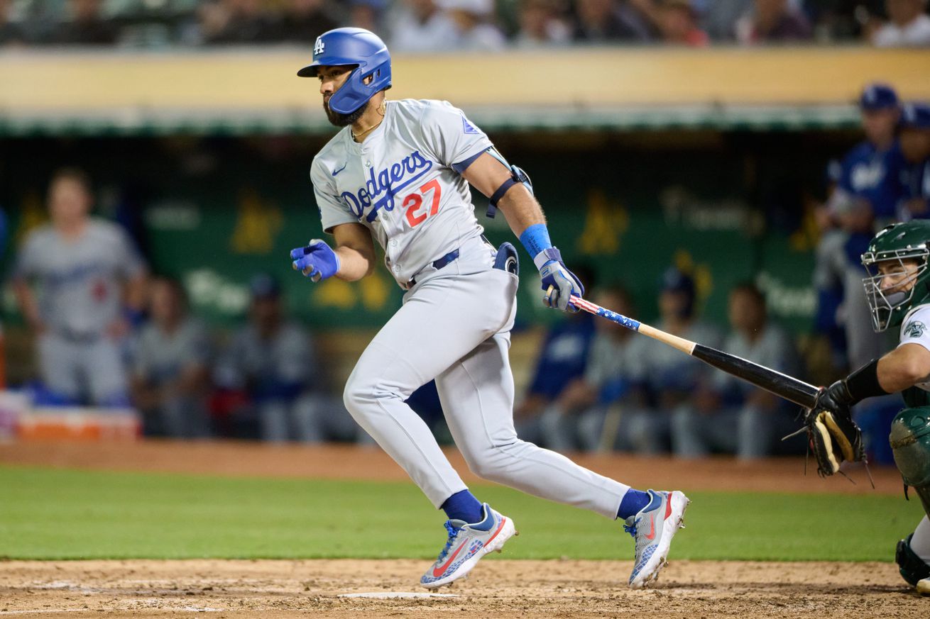 MLB: Los Angeles Dodgers at Oakland Athletics