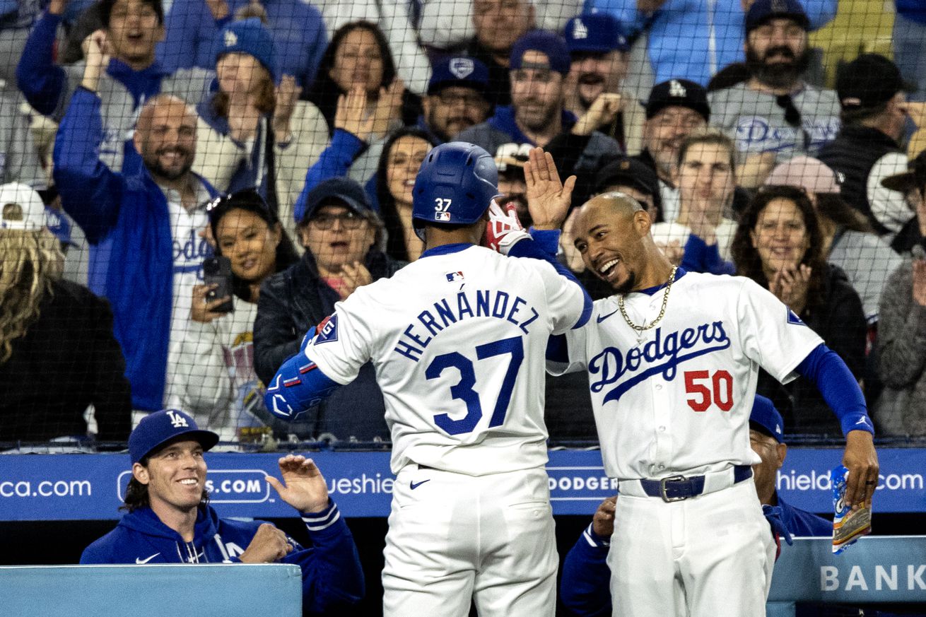 Dodgers vs Giants in Los Angeles, CA