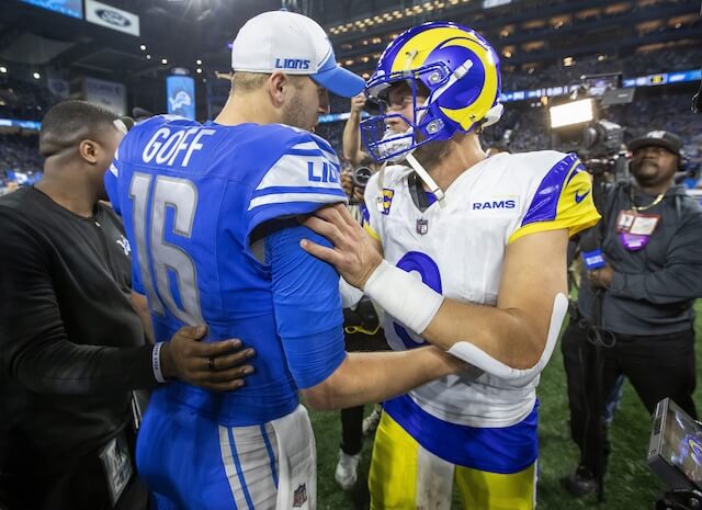 Jared Goff, Matthew Stafford, Rams, Lions