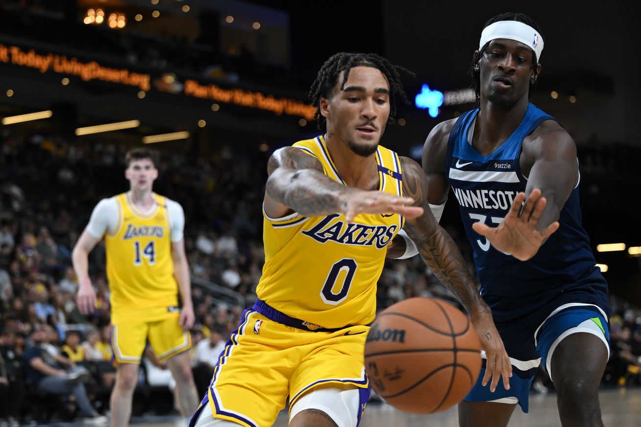 NBA: Preseason-Minnesota Timberwolves at Los Angeles Lakers