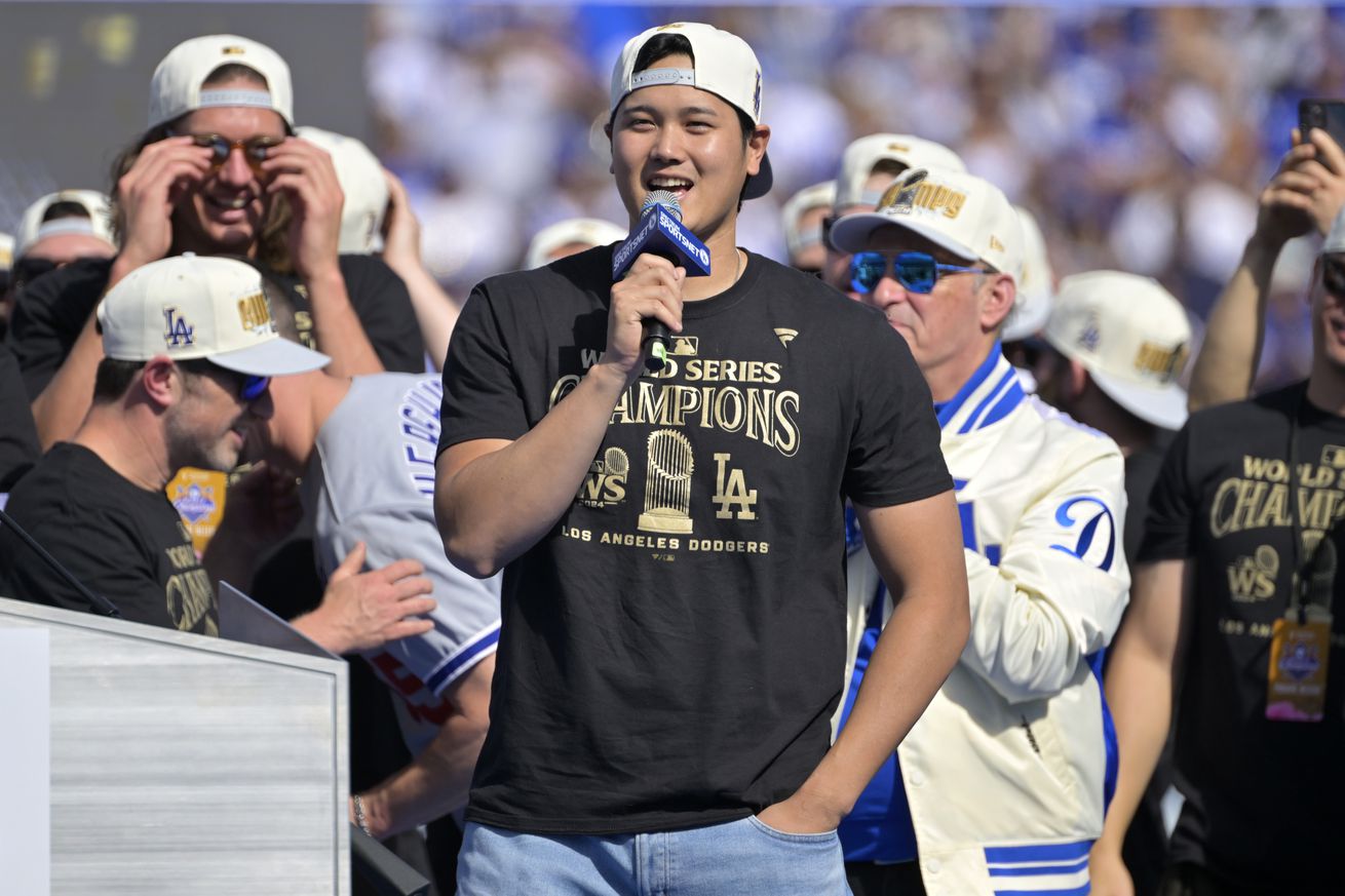 MLB: Los Angeles Dodgers-Championship Celebration