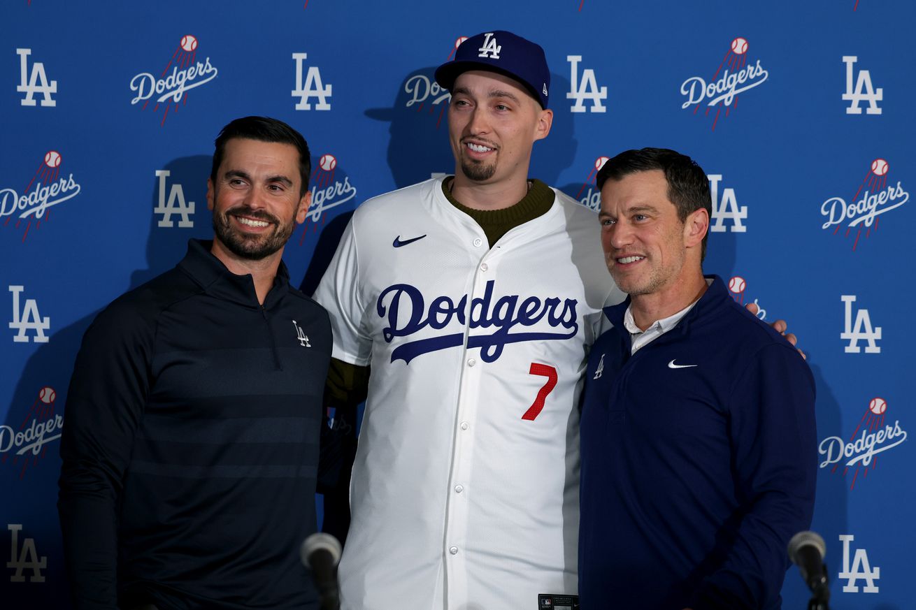 Los Angeles Dodgers Introduce Blake Snell