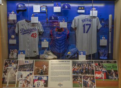 2024 World Series Exhibit The National Baseball Hall of Fame and Museum’s Autumn Glory exhibit has been updated to include artifacts from the 2024 MLB postseason. (Milo Stewart Jr./National Baseball Hall of Fame and Museum)