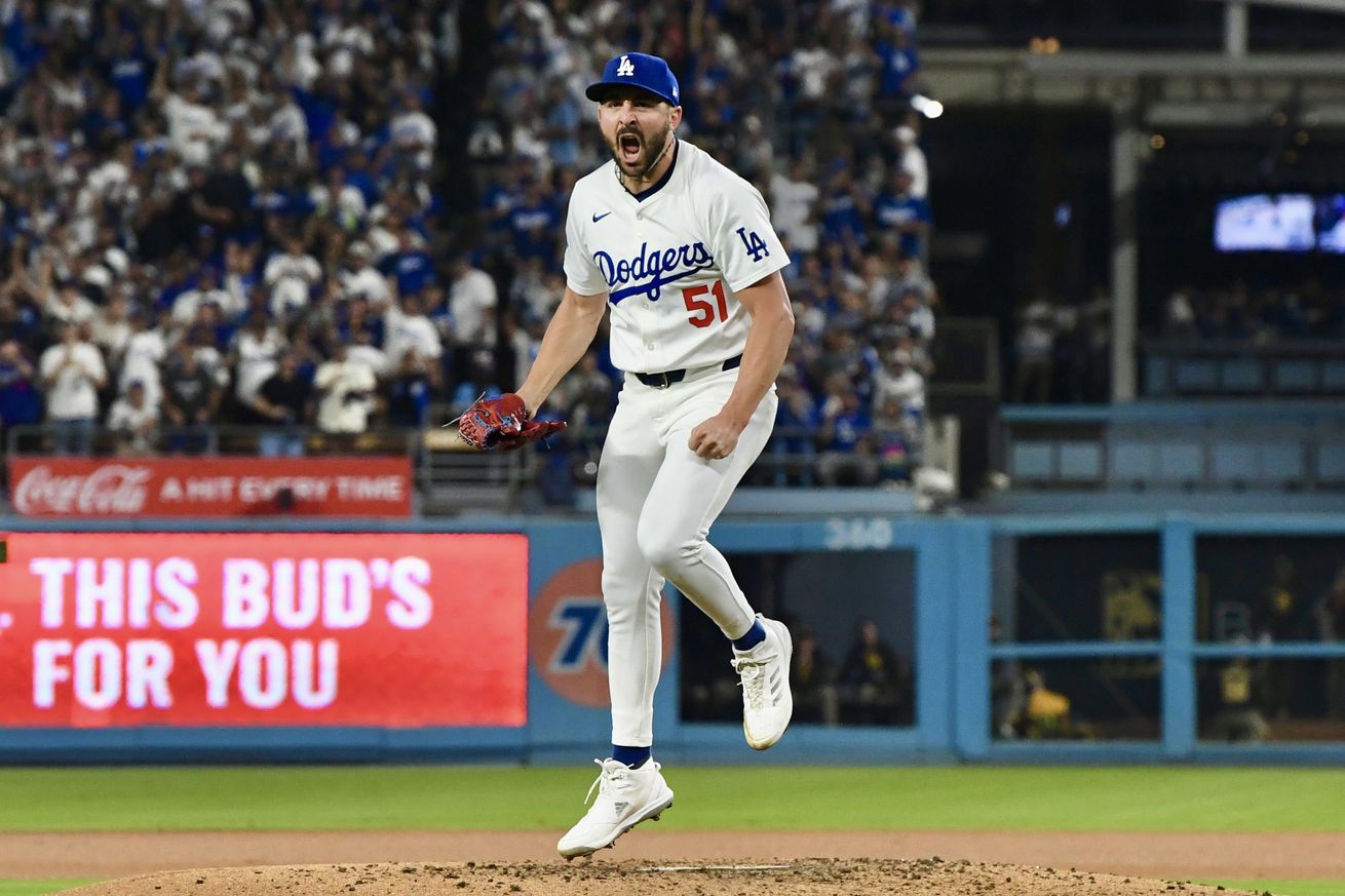 Los Angeles Dodgers defeated the San Diego Padres 2-0 to win game 5 of the National League Division Series.