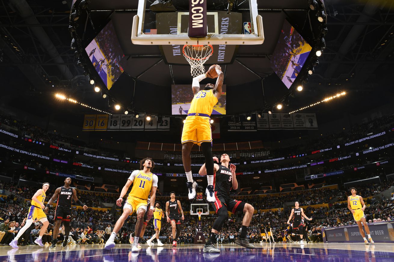 Miami Heat v Los Angeles Lakers