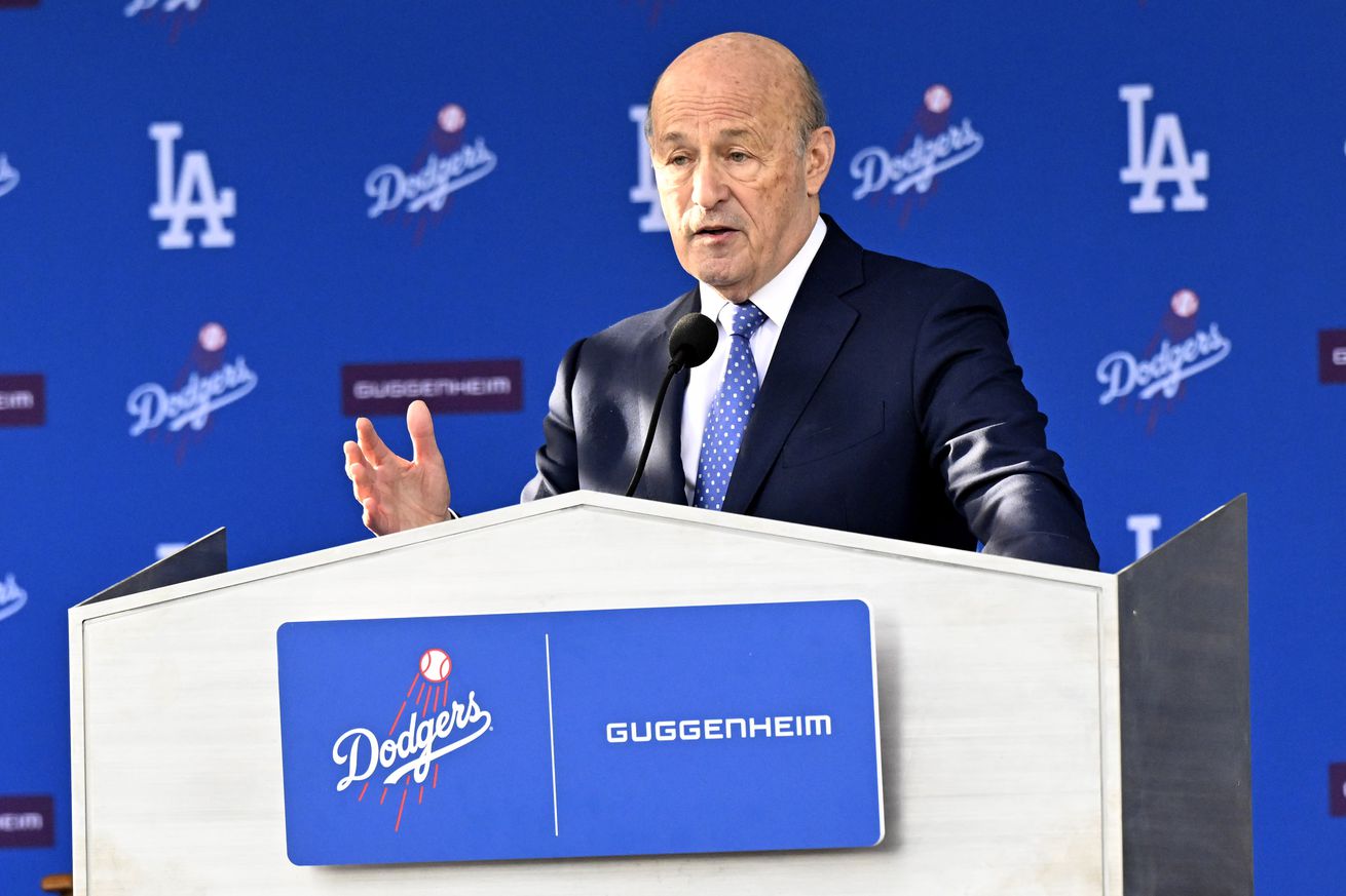 Japanese pitcher Roki Sasaki is introduced as the newest Los Angeles Dodger.