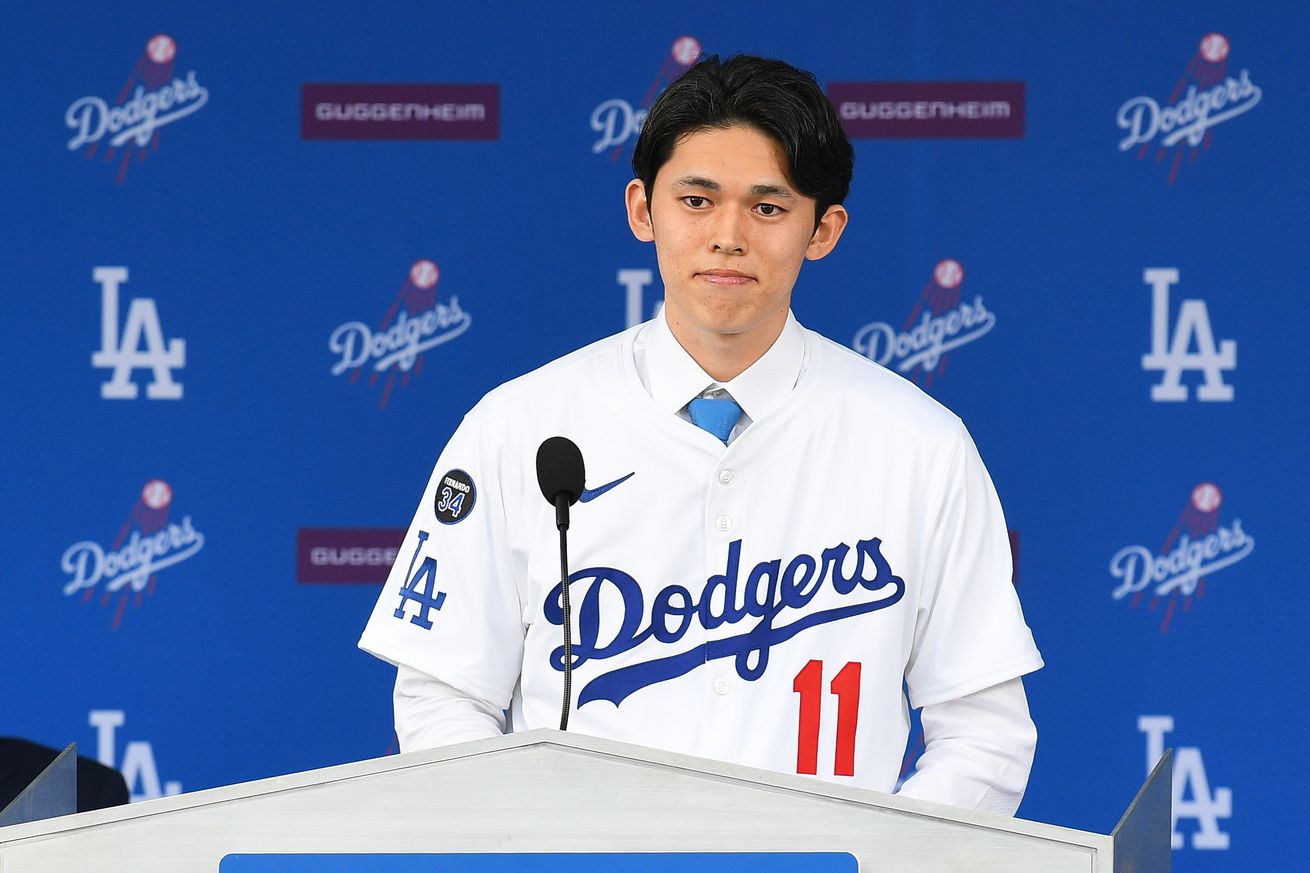 MLB: JAN 22 Roki Sasaki Press Conference