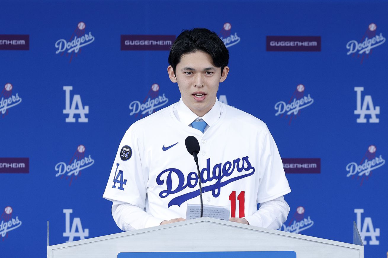 Los Angeles Dodgers Introduce Roki Sasaki