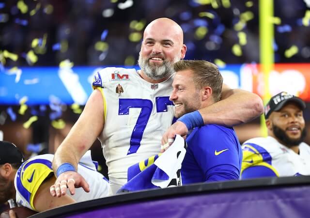 Andrew Whitworth, Sean Mcvay, Rams