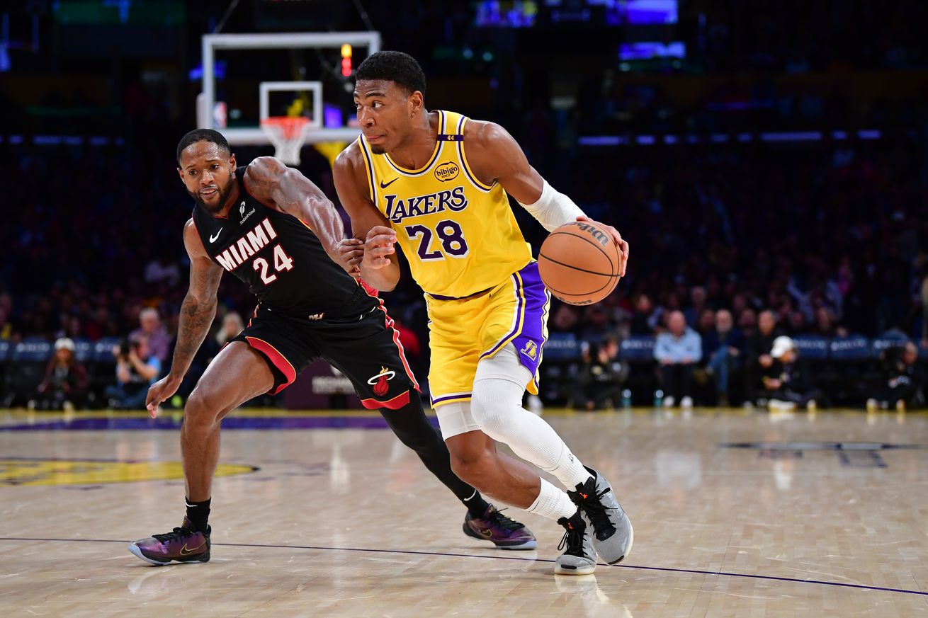 NBA: Miami Heat at Los Angeles Lakers