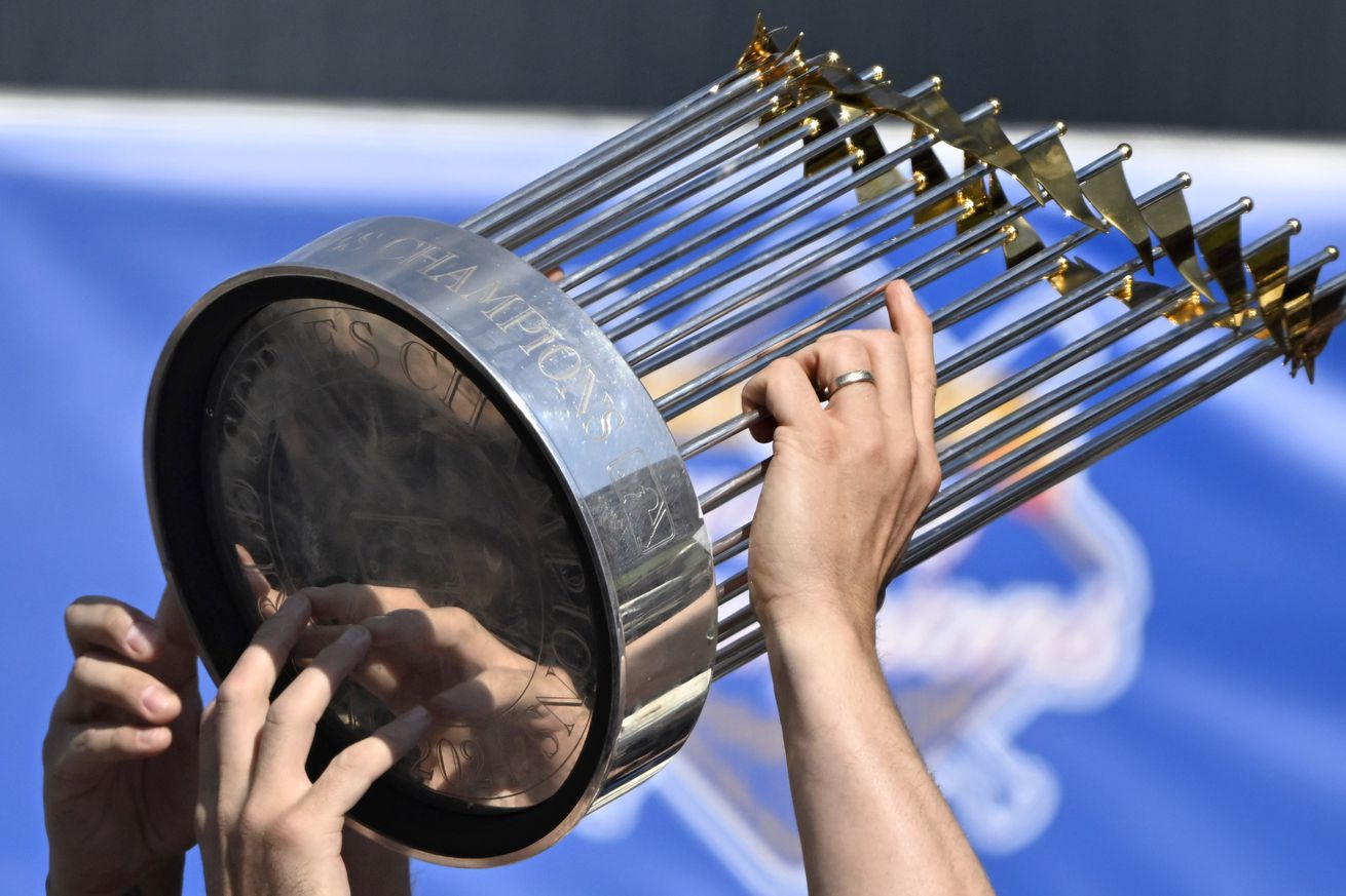 Celebration of the 2024 World Series Champion Los Angeles Dodgers at Dodger Stadium in Los Angeles,