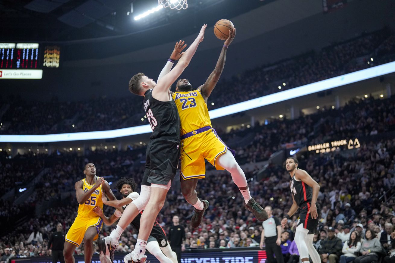 Los Angeles Lakers v Portland Trail Blazers