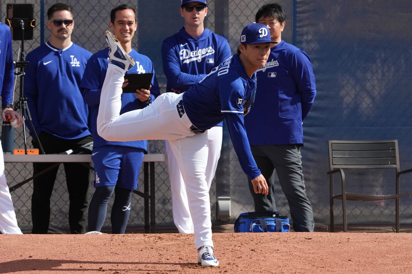 MLB: Los Angeles Dodgers-Workouts