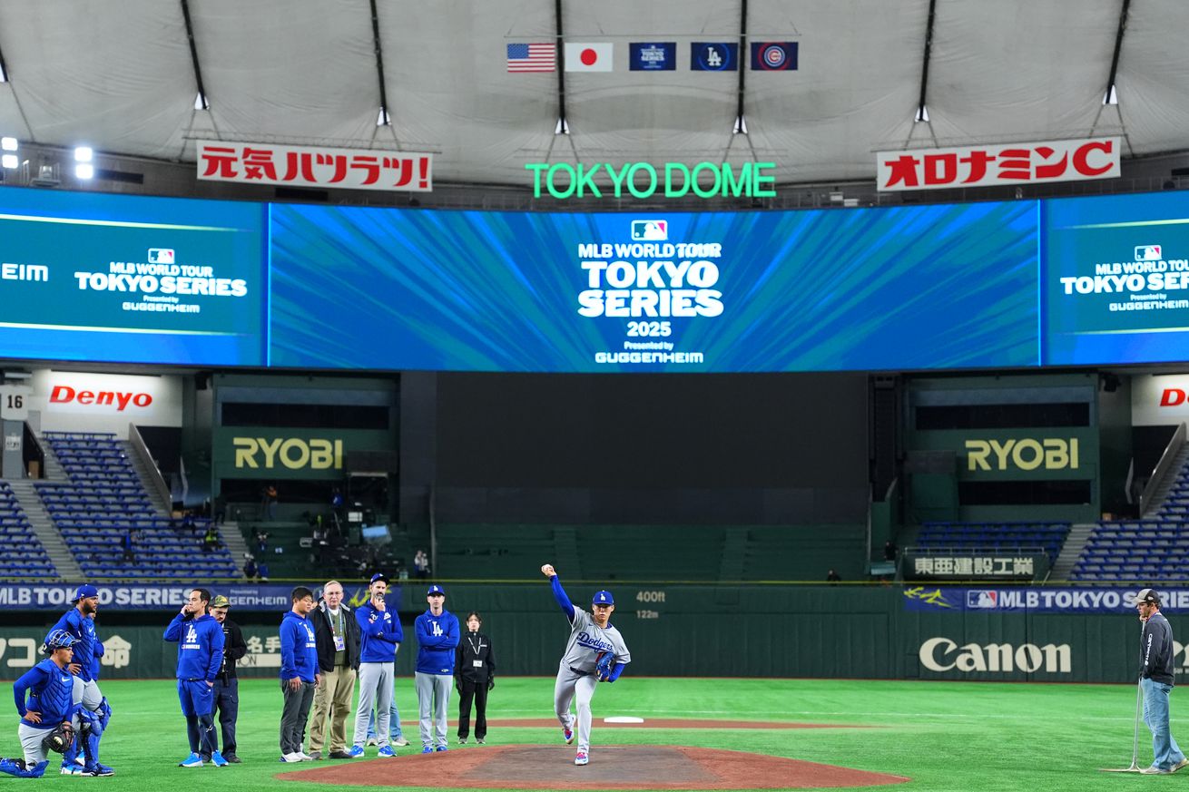 Los Angeles Dodgers Workouts: MLB Tokyo Series
