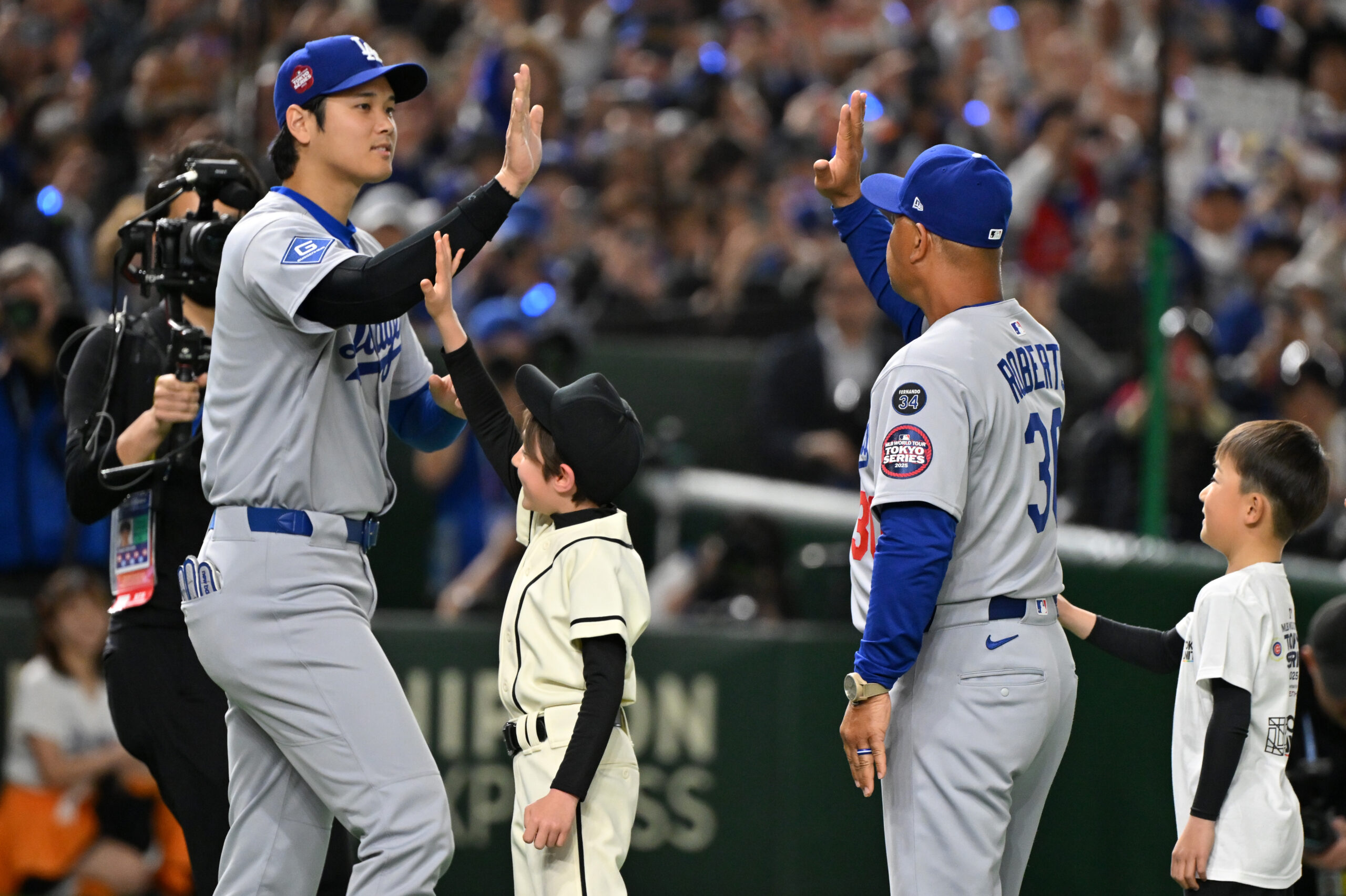 TOKYO, JAPAN – MARCH 18: Shohei Ohtani #17 of the...