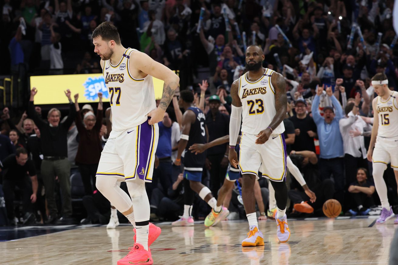 Lakers, Timberwolves, game four of the NBA playoffs.