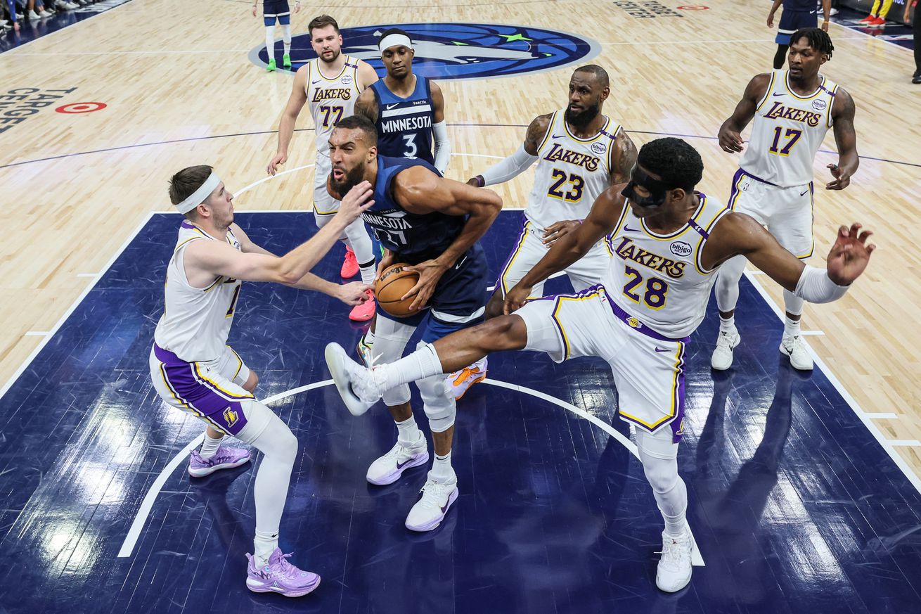 Lakers, Timberwolves, game four of the NBA playoffs.