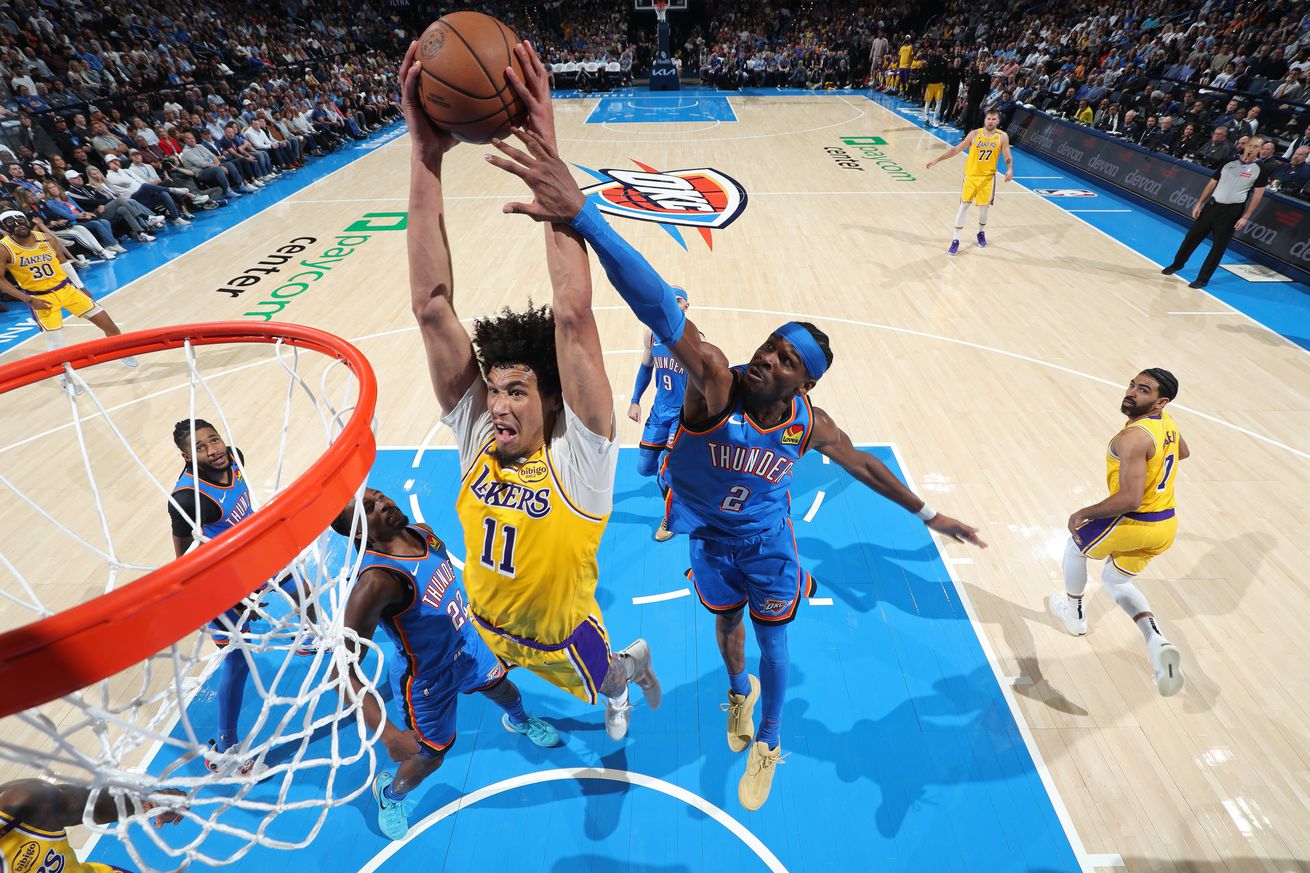 Los Angeles Lakers v Oklahoma City Thunder
