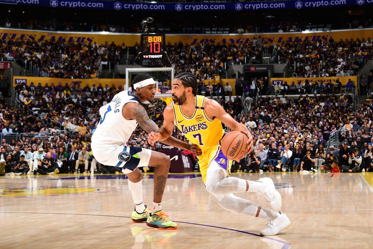 2025 NBA Playoffs - Minnesota Timberwolves v Los Angeles Lakers - Game Two