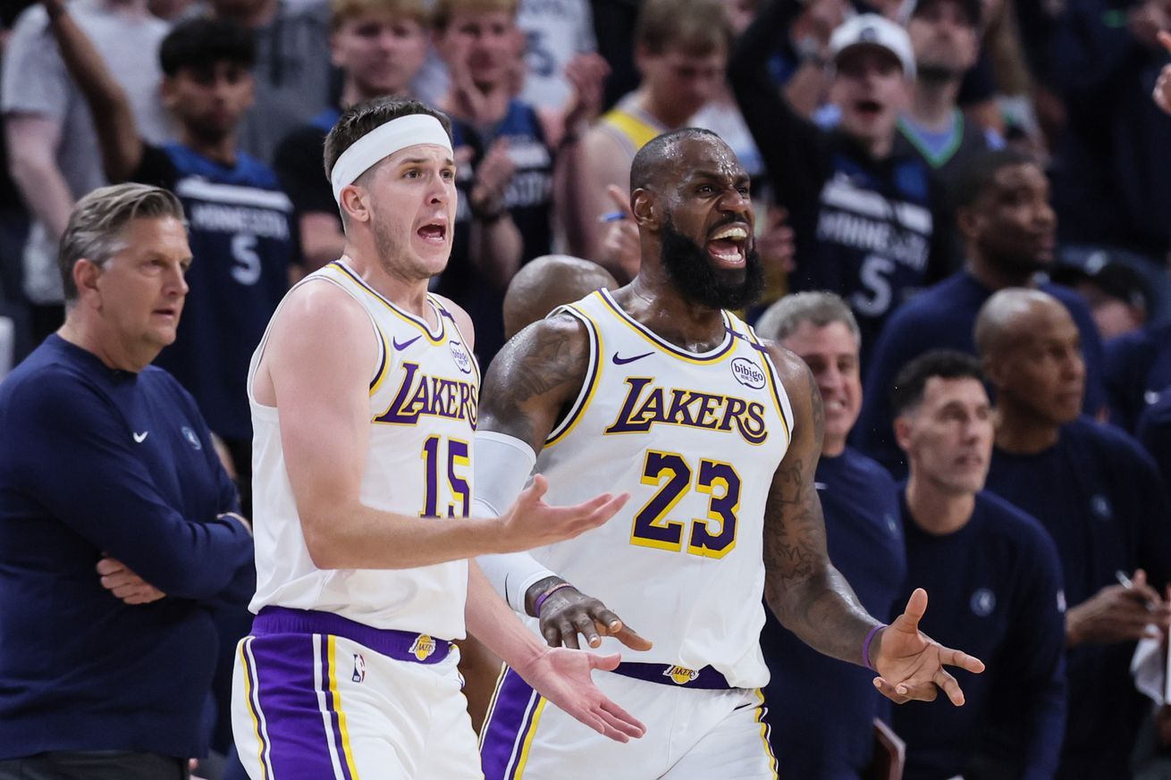 Lakers, Timberwolves, game four of the NBA playoffs.