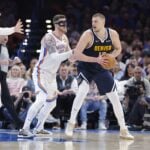 The Nuggets and Thunder are playing each other in the second round.