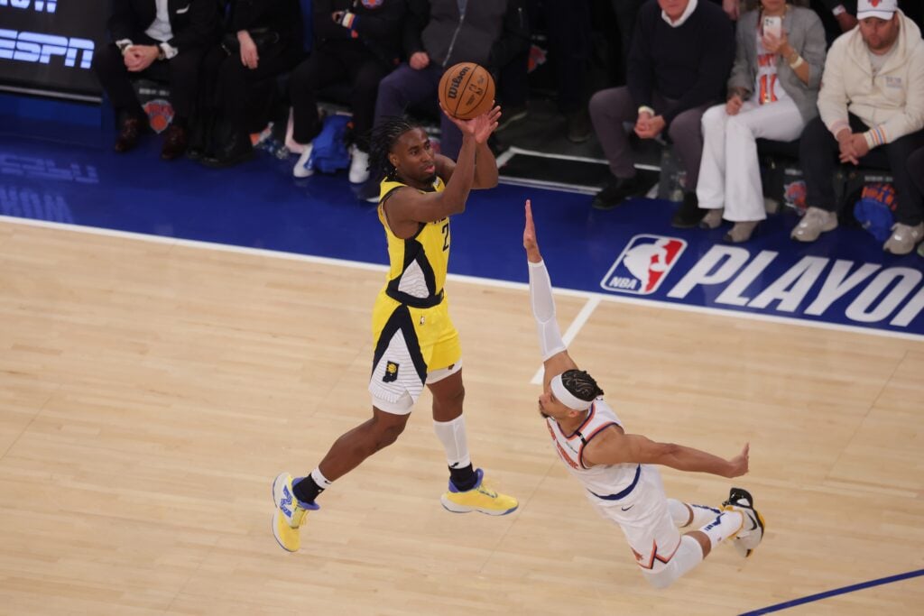 Aaron Nesmith was the catalyst behind the Pacers comeback knocking down six threes in the fourth quarter