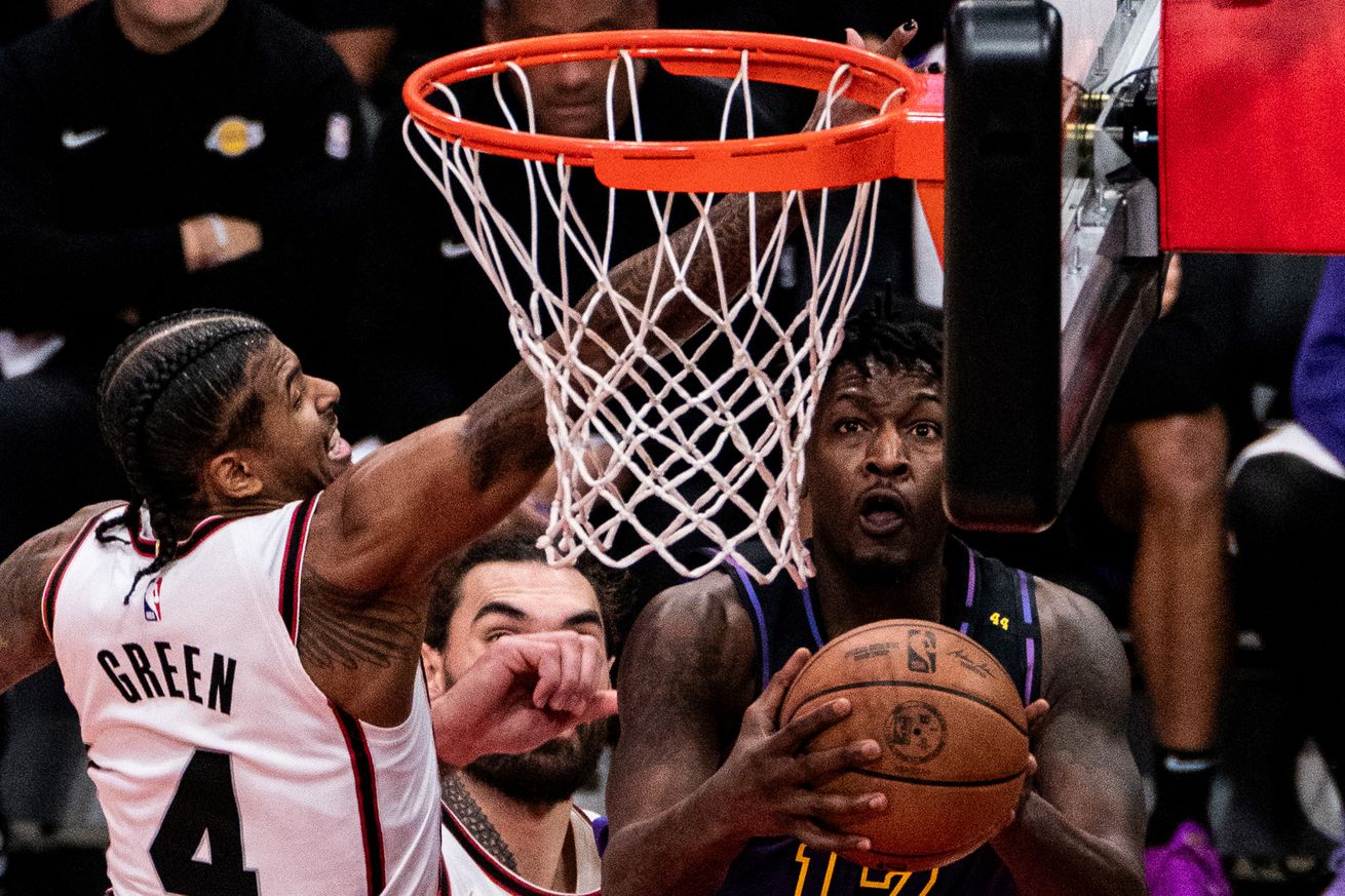 U.S.-HOUSTON-BASKETBALL-NBA-LAKERS VS ROCKETS