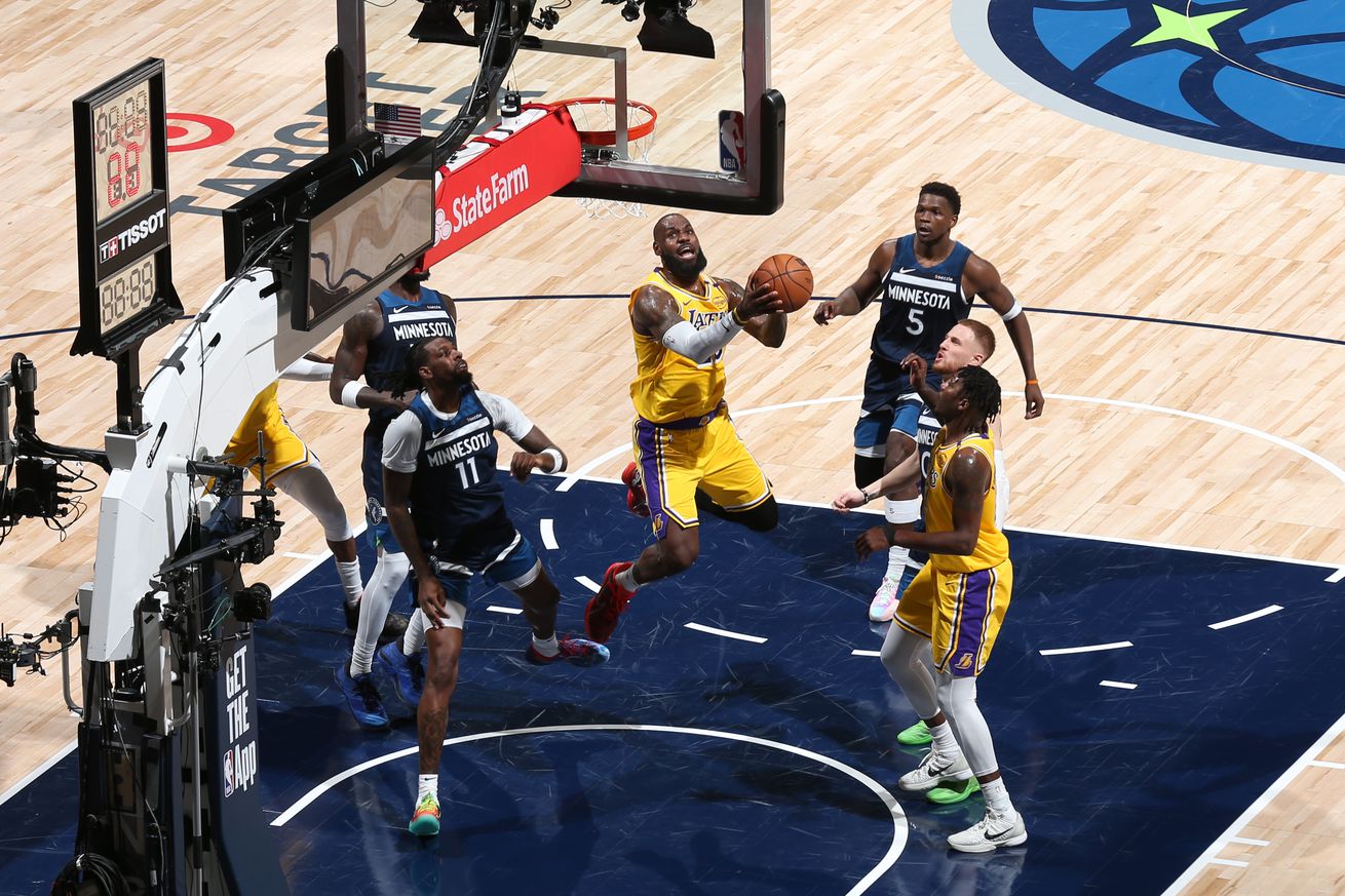2025 NBA Playoffs - Los Angeles Lakers v Minnesota Timberwolves - Game Three