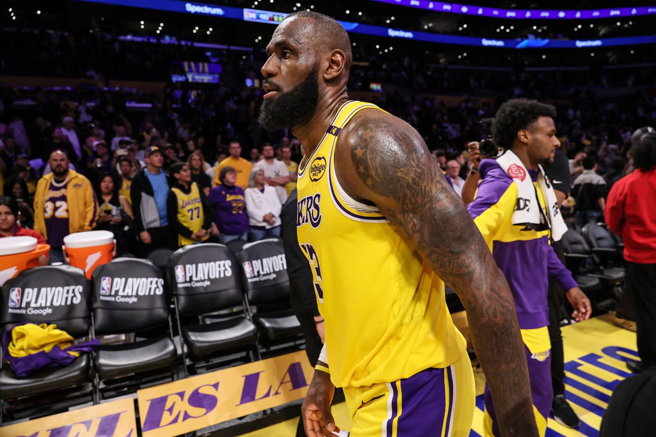 Lakers Timberwolves NBA Playoffs round 1 game 5..