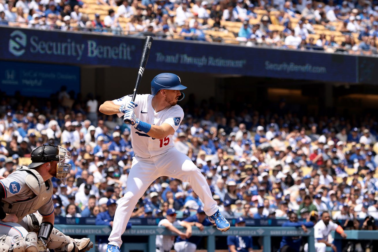 Miami Marlins v Los Angeles Dodgers