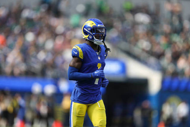 (Photo by Michael Owens/Getty Images) Derion Kendrick, Rams