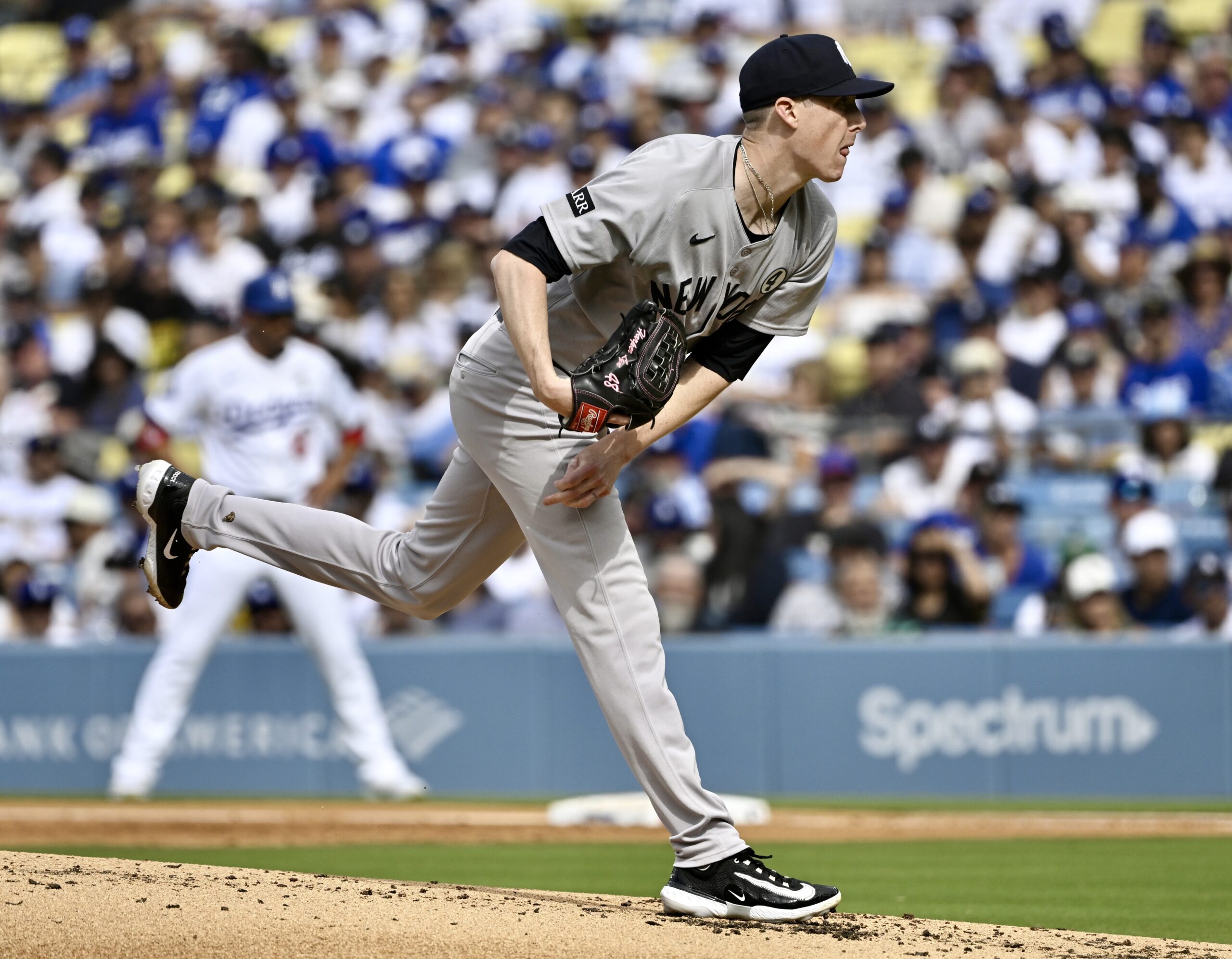 Starting pitcher Ryan Yarbrough #33 of the New York Yankees...