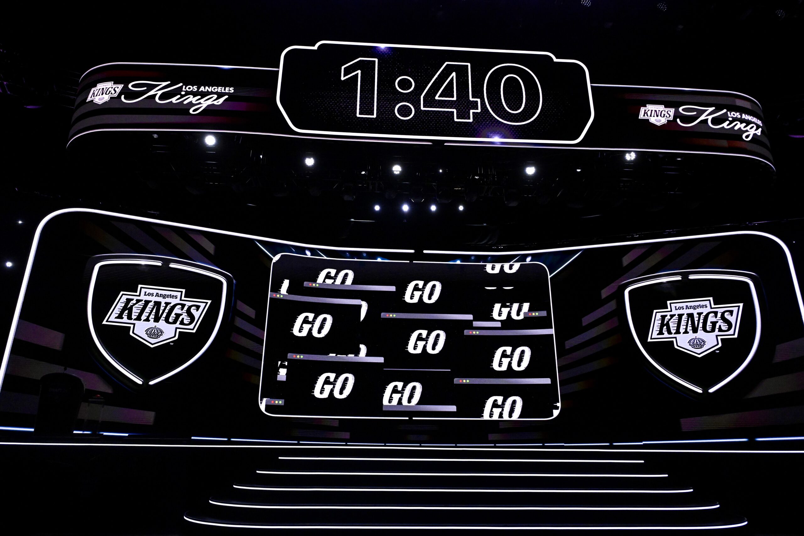 The Kings on the clock before they traded the 24th...