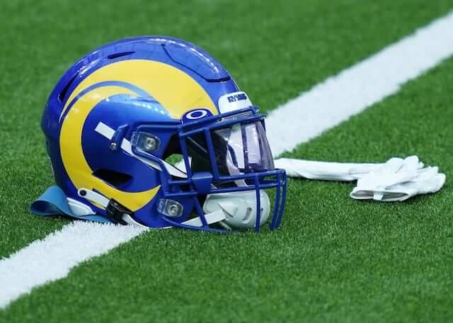 Kirby Lee-USA TODAY Sports Rams helmet