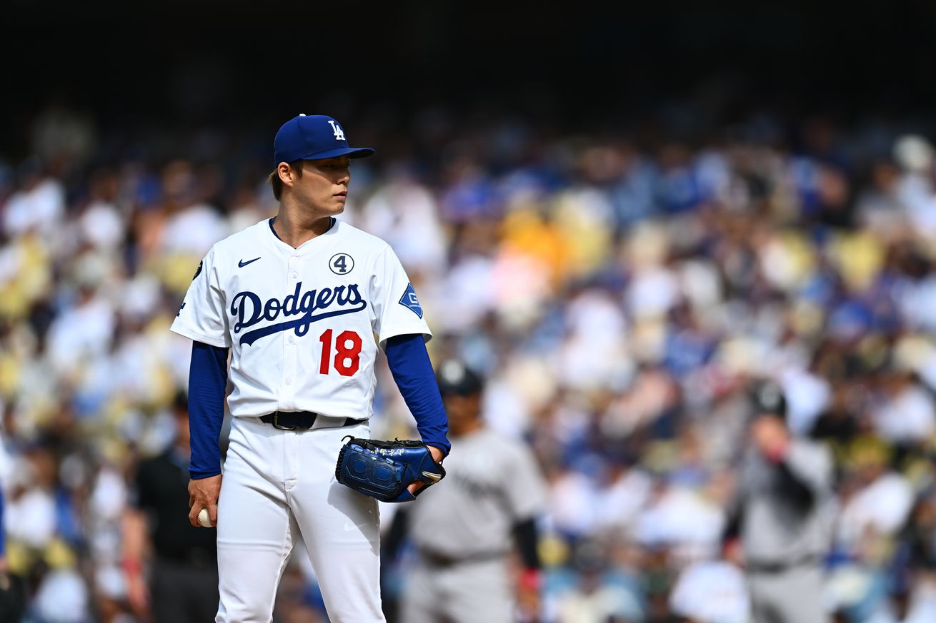 MLB: New York Yankees at Los Angeles Dodgers