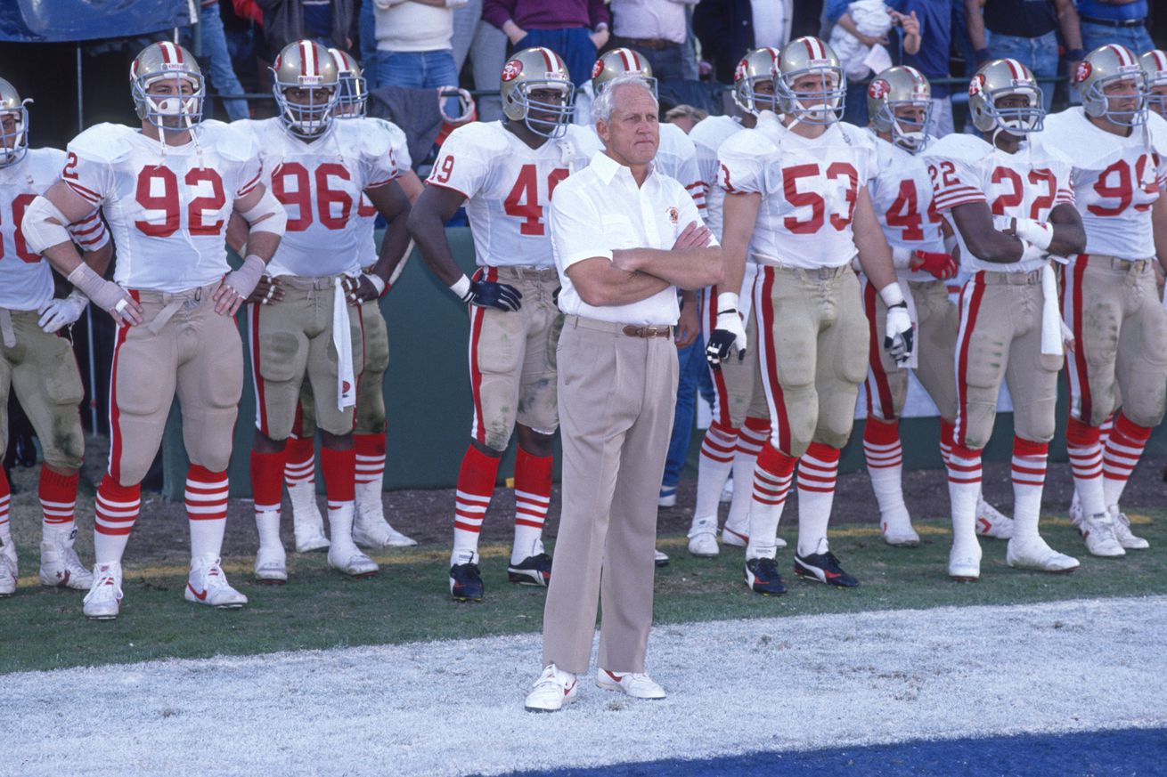 NFL San Francisco 49ers - Head Coach Bill Walsh.