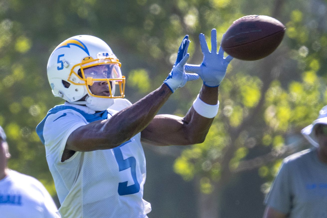 First practice of training camp for the Los Angeles Chargers