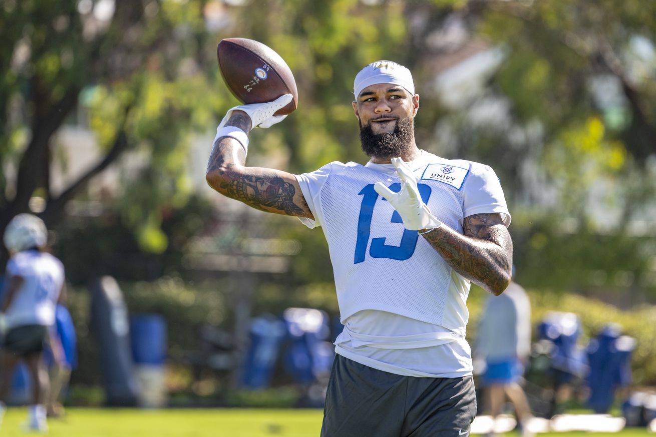 First practice of training camp for the Los Angeles Chargers