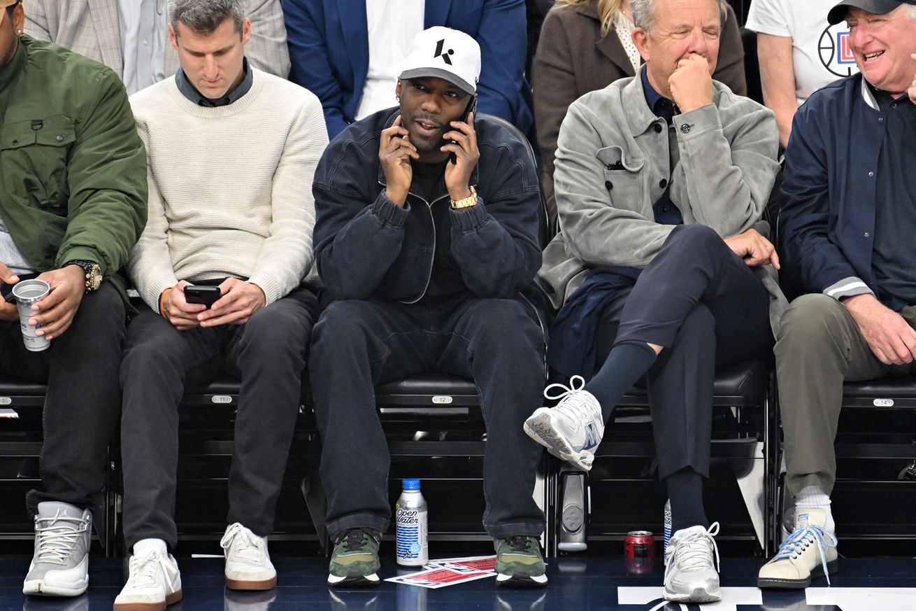Celebrities At The Los Angeles Clippers Game