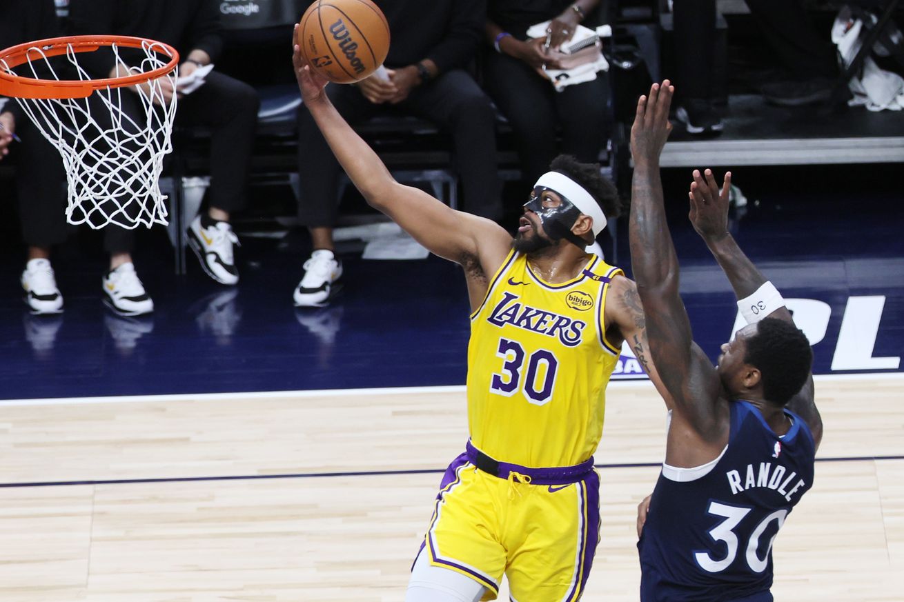 Lakers, Timberwolves, game three of the NBA playoffs.