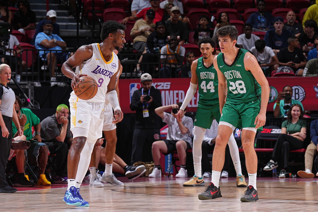 2025 NBA Summer League - Boston Celtics v Los Angeles Lakers