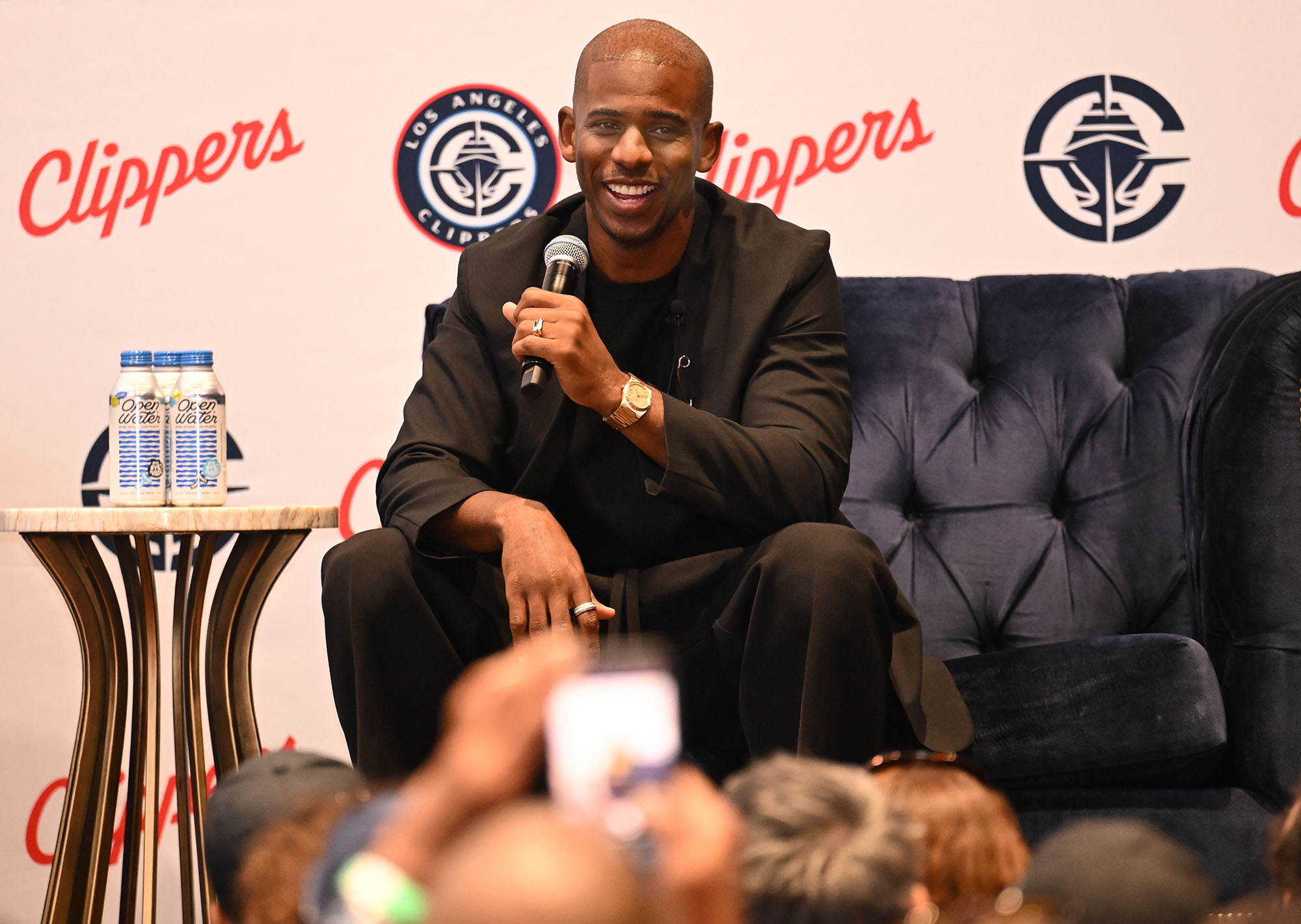 Chris Paul was welcomed back to the Clippers with a...