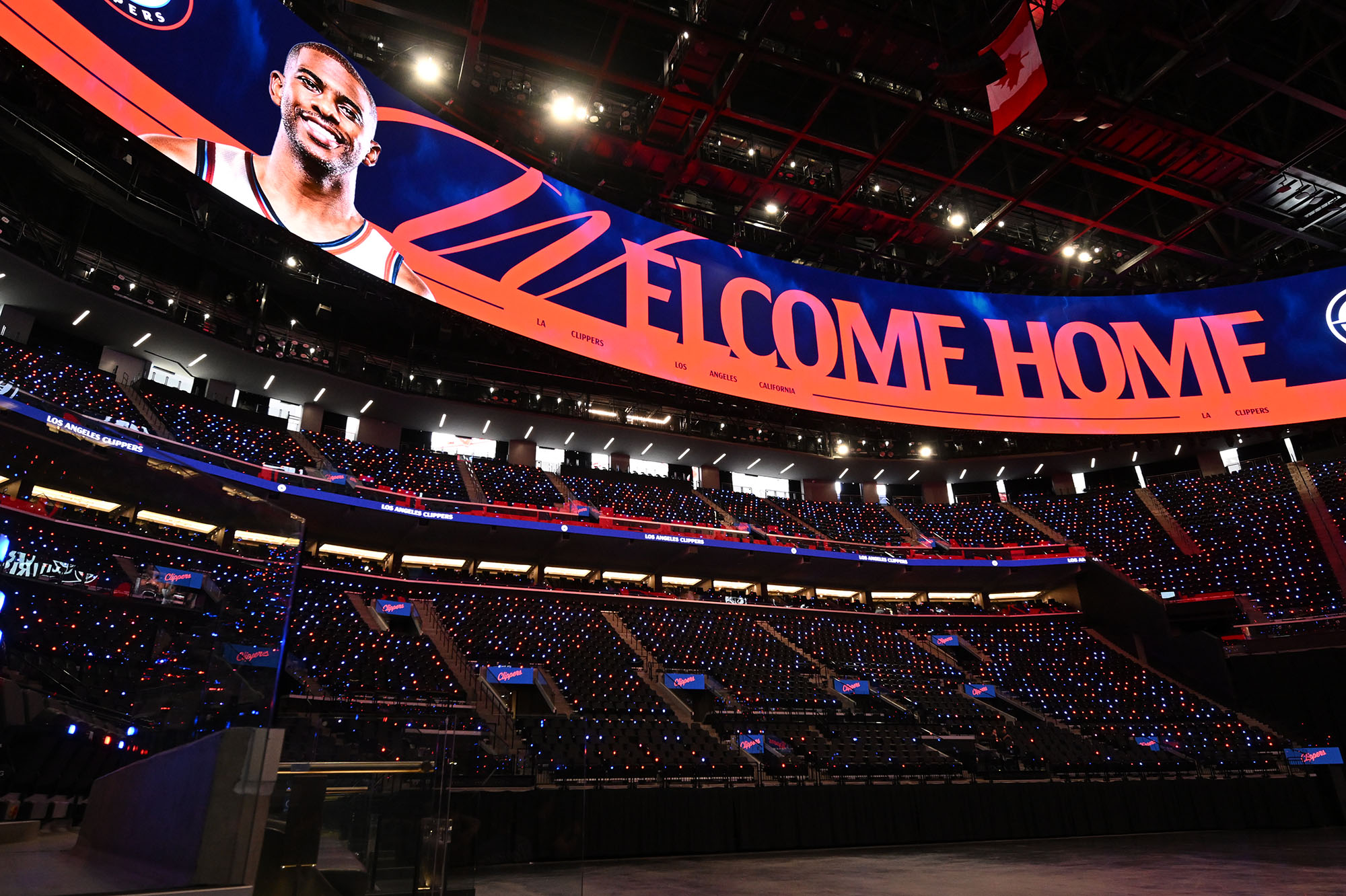 Chris Paul was welcomed back to the Clippers with a...