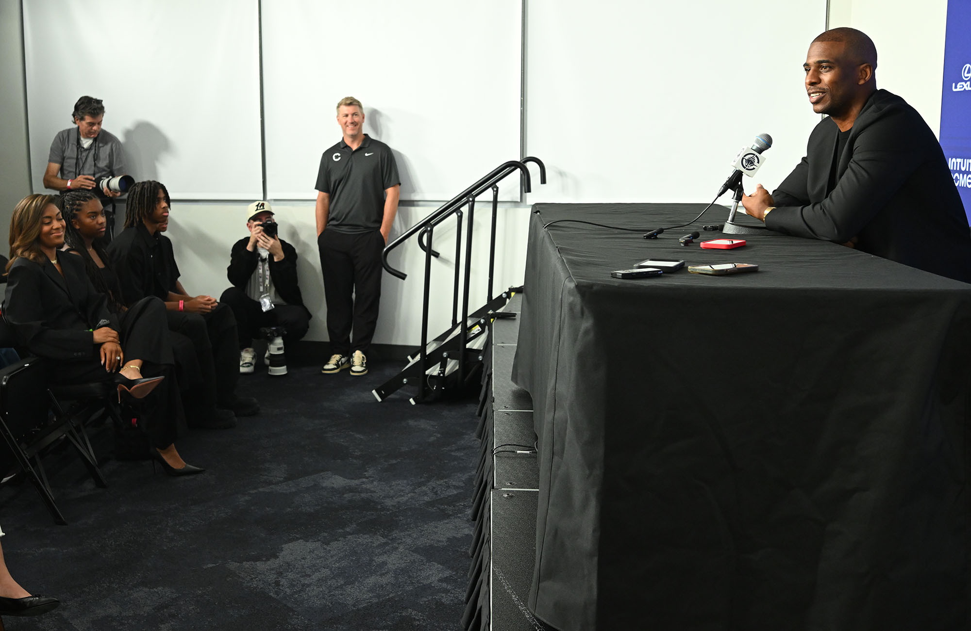 Chris Paul was welcomed back to the Clippers with a...