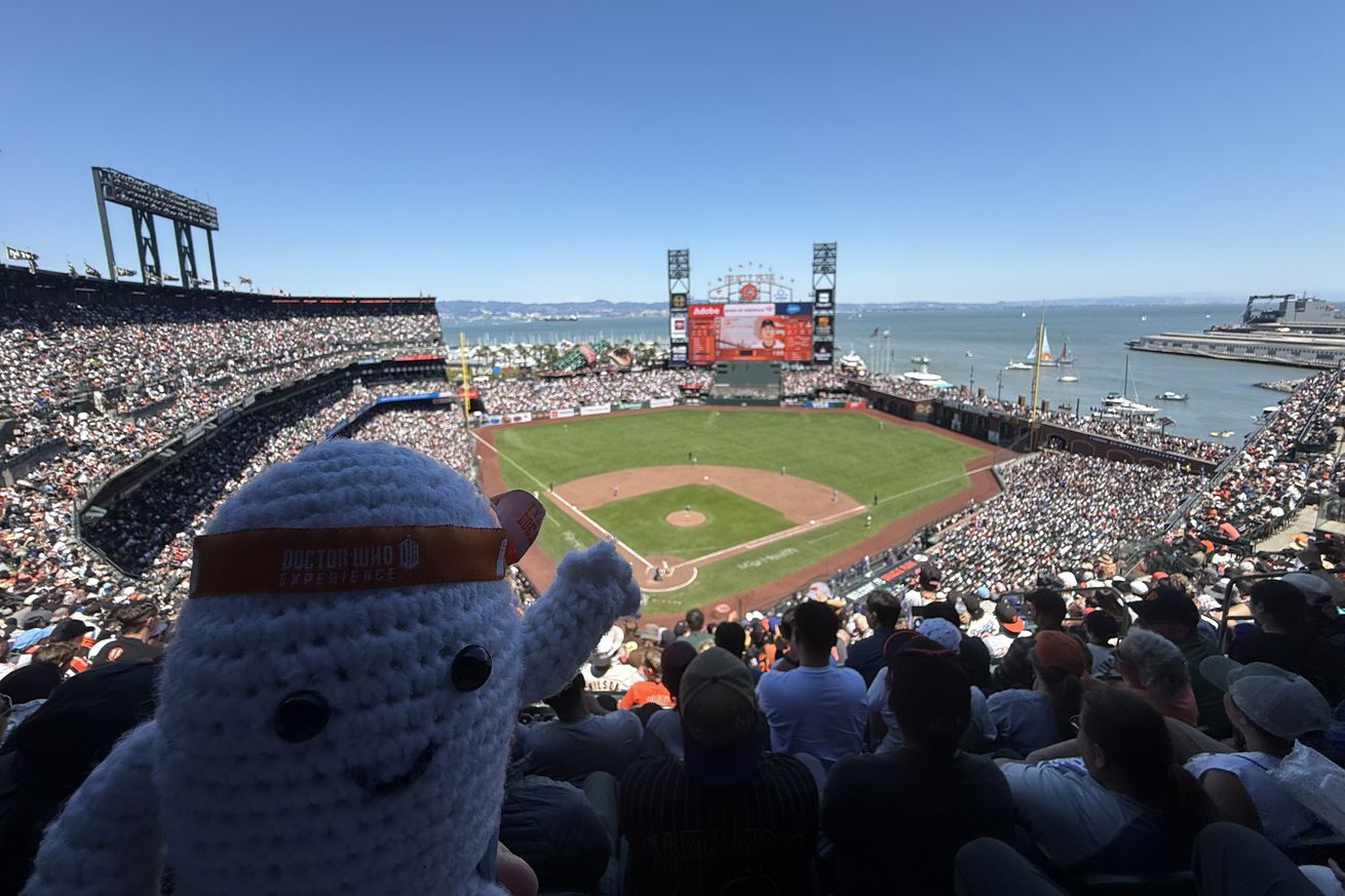 Adric returns to Oracle Park. July 13, 2025.